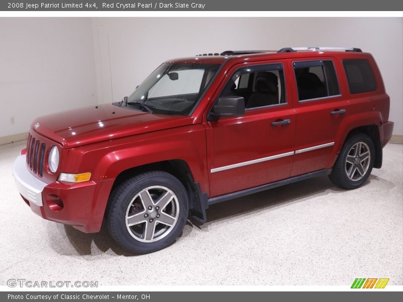 Red Crystal Pearl / Dark Slate Gray 2008 Jeep Patriot Limited 4x4