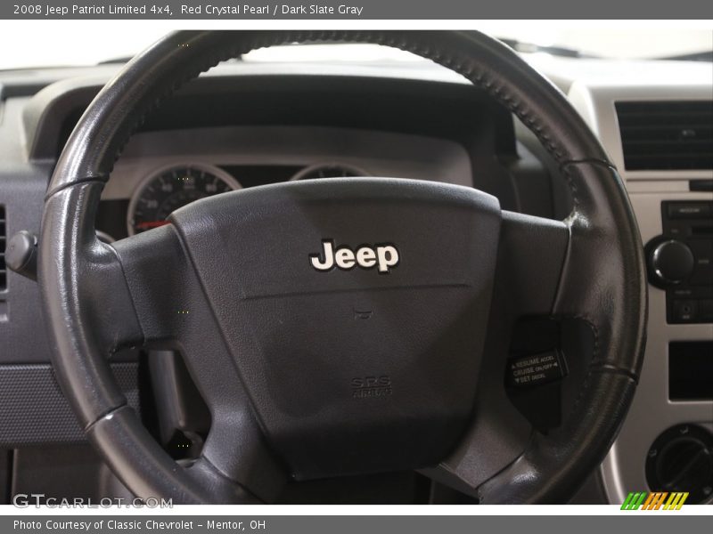 Red Crystal Pearl / Dark Slate Gray 2008 Jeep Patriot Limited 4x4