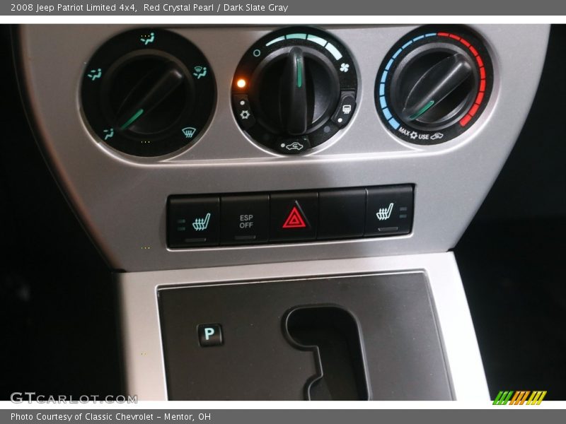 Red Crystal Pearl / Dark Slate Gray 2008 Jeep Patriot Limited 4x4