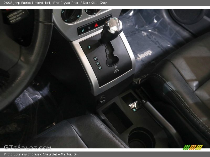 Red Crystal Pearl / Dark Slate Gray 2008 Jeep Patriot Limited 4x4