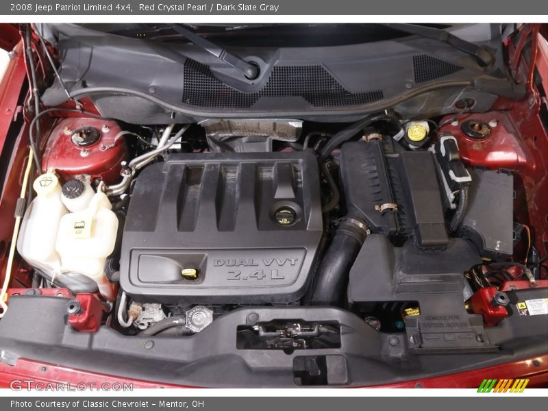 Red Crystal Pearl / Dark Slate Gray 2008 Jeep Patriot Limited 4x4