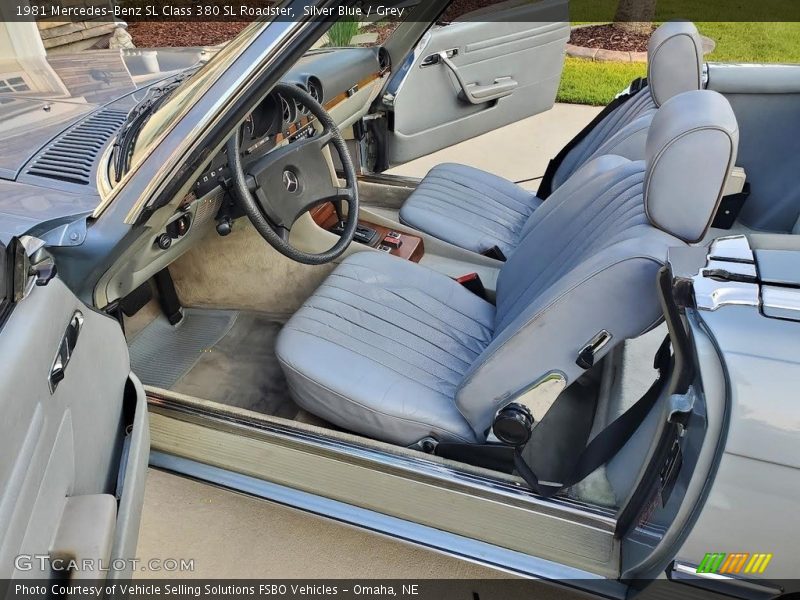  1981 SL Class 380 SL Roadster Grey Interior