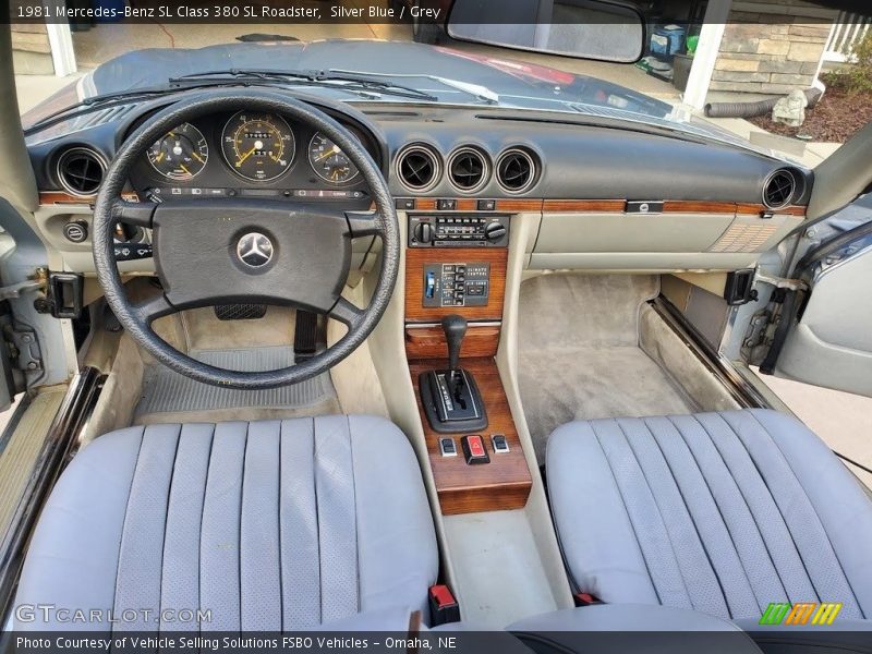Grey Interior - 1981 SL Class 380 SL Roadster 