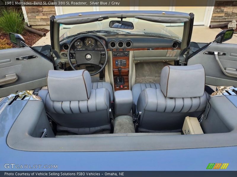 Front Seat of 1981 SL Class 380 SL Roadster