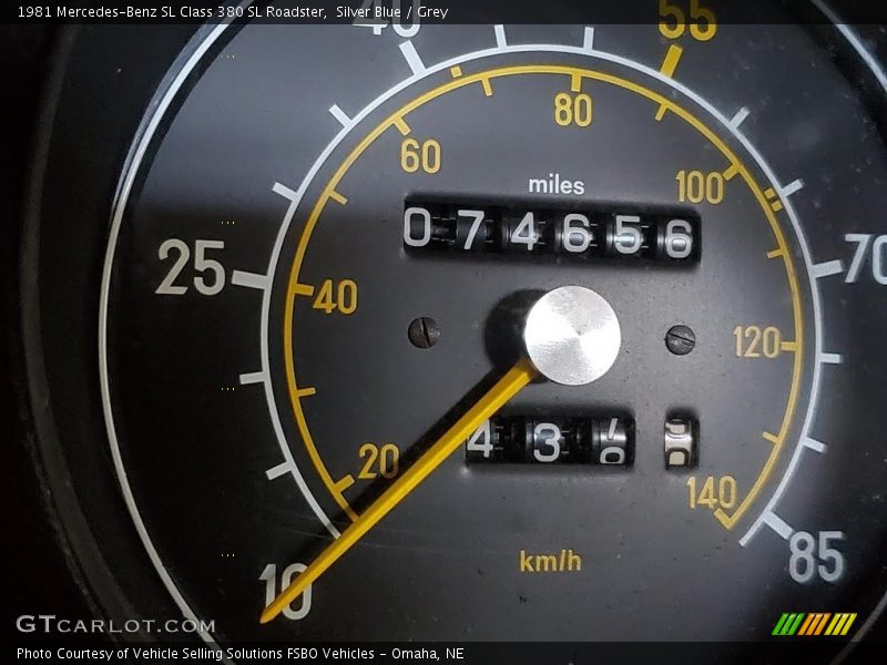  1981 SL Class 380 SL Roadster 380 SL Roadster Gauges