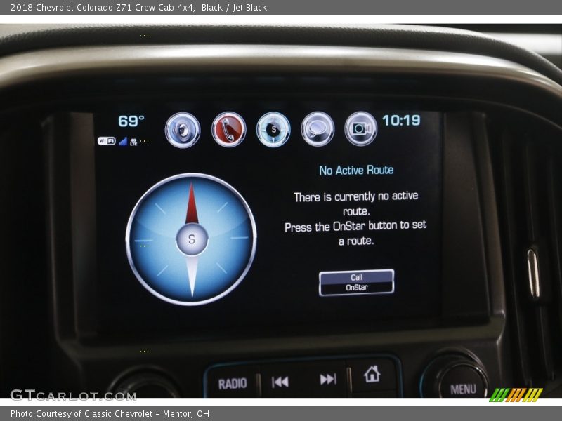 Black / Jet Black 2018 Chevrolet Colorado Z71 Crew Cab 4x4