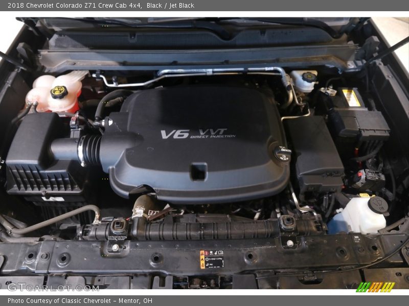 Black / Jet Black 2018 Chevrolet Colorado Z71 Crew Cab 4x4