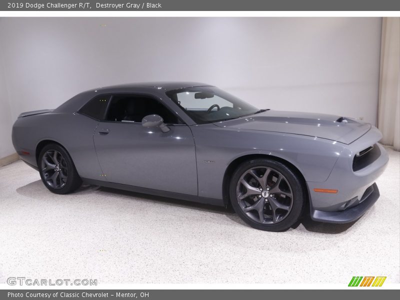 Destroyer Gray / Black 2019 Dodge Challenger R/T