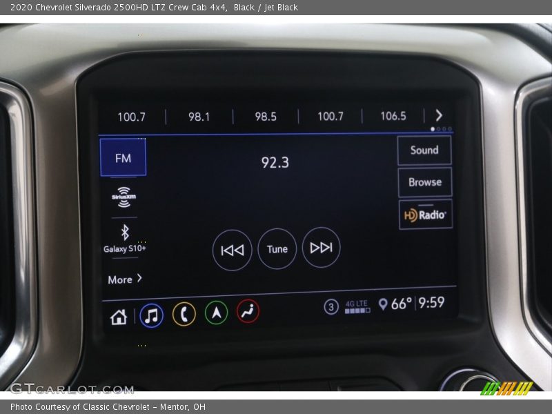Black / Jet Black 2020 Chevrolet Silverado 2500HD LTZ Crew Cab 4x4
