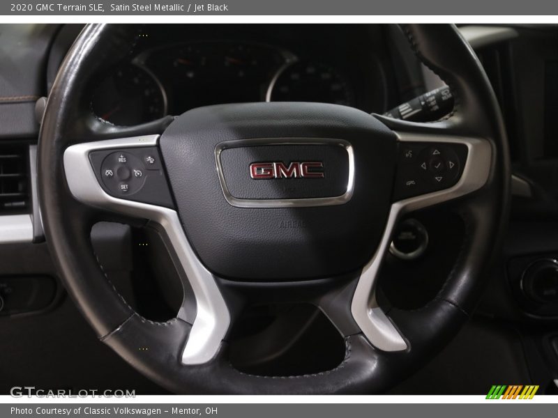 Satin Steel Metallic / Jet Black 2020 GMC Terrain SLE