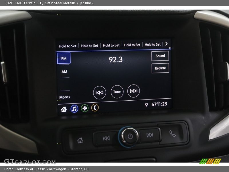 Satin Steel Metallic / Jet Black 2020 GMC Terrain SLE