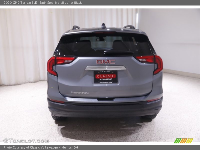 Satin Steel Metallic / Jet Black 2020 GMC Terrain SLE