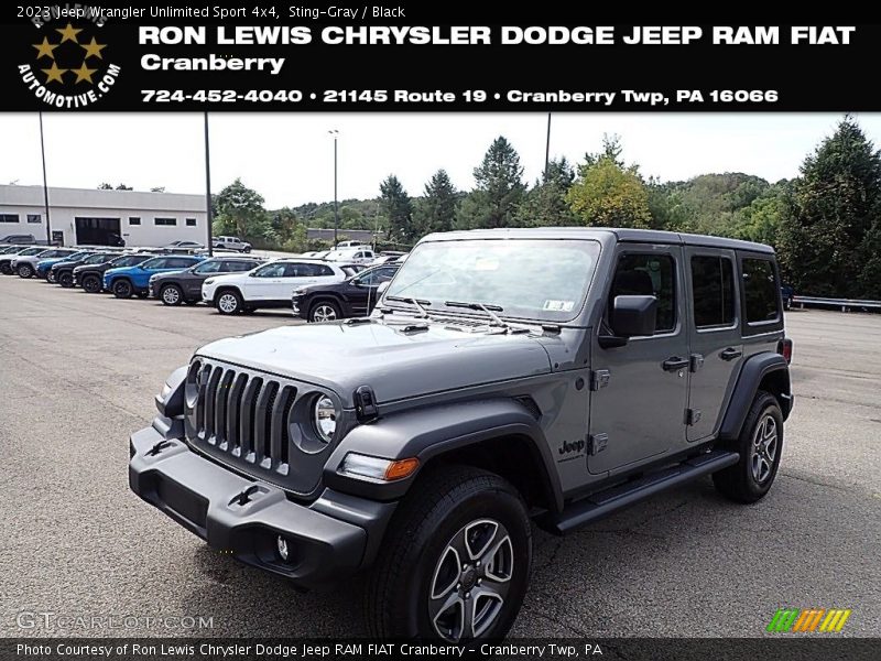 Sting-Gray / Black 2023 Jeep Wrangler Unlimited Sport 4x4