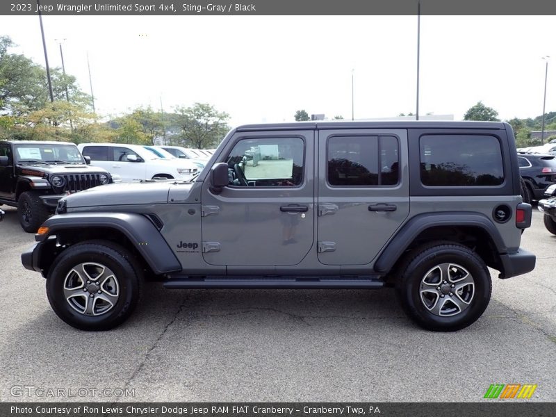 Sting-Gray / Black 2023 Jeep Wrangler Unlimited Sport 4x4