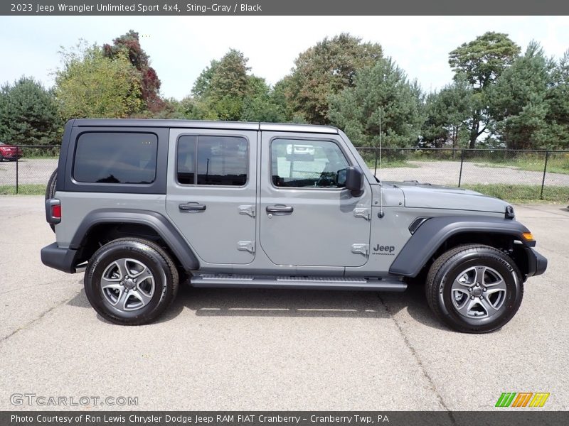 Sting-Gray / Black 2023 Jeep Wrangler Unlimited Sport 4x4
