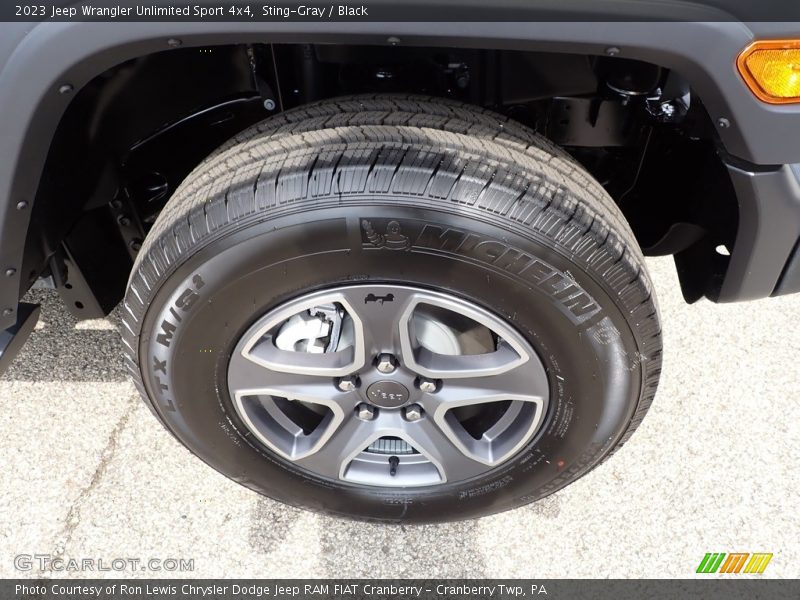 Sting-Gray / Black 2023 Jeep Wrangler Unlimited Sport 4x4