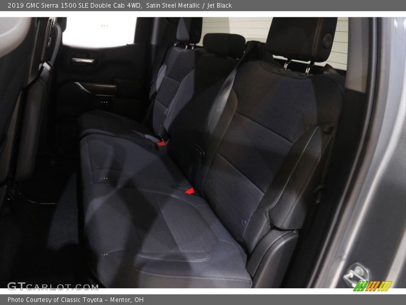 Satin Steel Metallic / Jet Black 2019 GMC Sierra 1500 SLE Double Cab 4WD