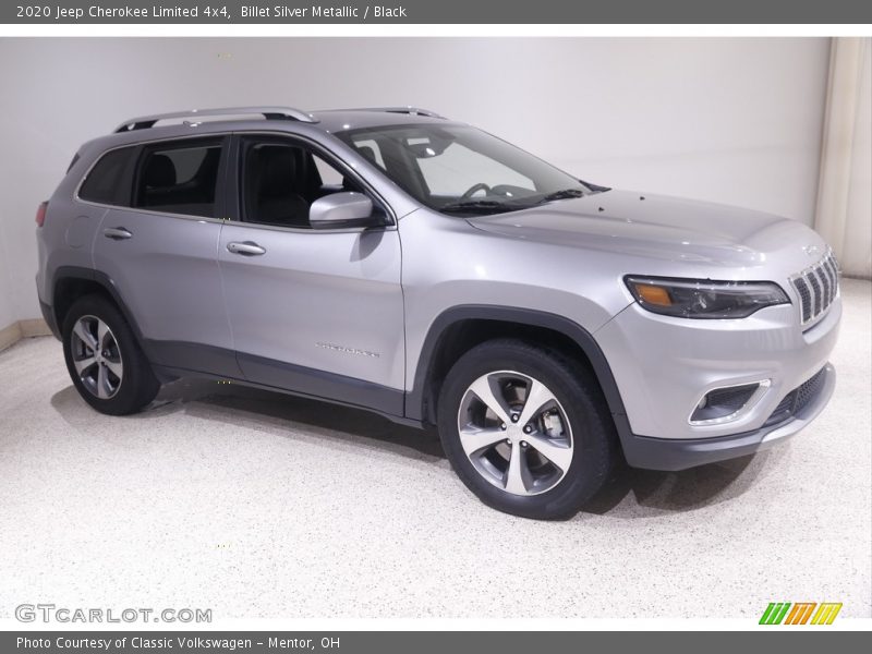 Billet Silver Metallic / Black 2020 Jeep Cherokee Limited 4x4
