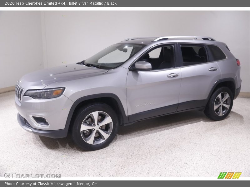 Billet Silver Metallic / Black 2020 Jeep Cherokee Limited 4x4