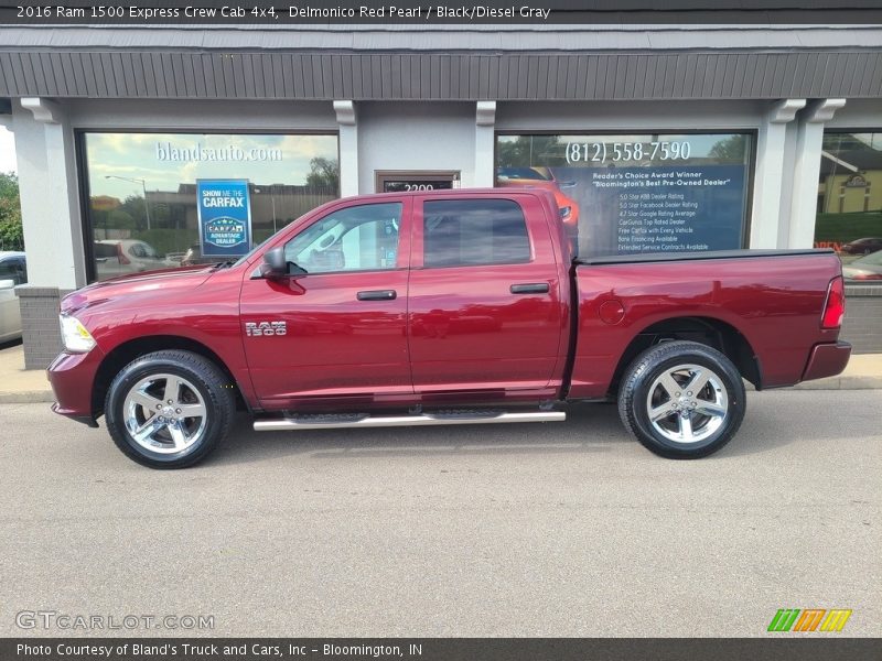  2016 1500 Express Crew Cab 4x4 Delmonico Red Pearl