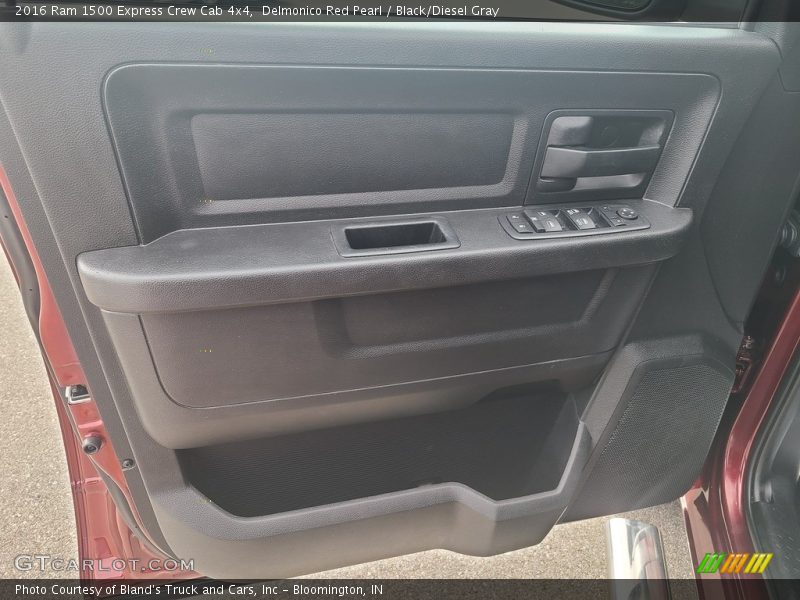 Delmonico Red Pearl / Black/Diesel Gray 2016 Ram 1500 Express Crew Cab 4x4