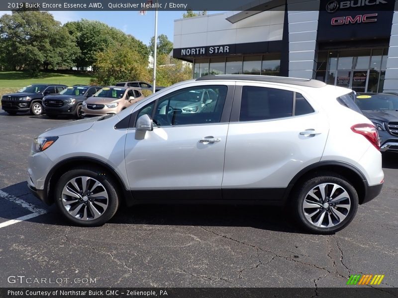 Quicksilver Metallic / Ebony 2019 Buick Encore Essence AWD