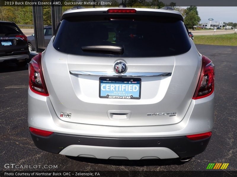 Quicksilver Metallic / Ebony 2019 Buick Encore Essence AWD