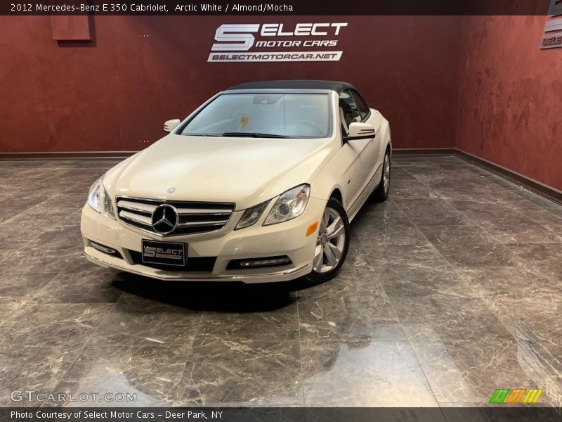 Arctic White / Almond/Mocha 2012 Mercedes-Benz E 350 Cabriolet