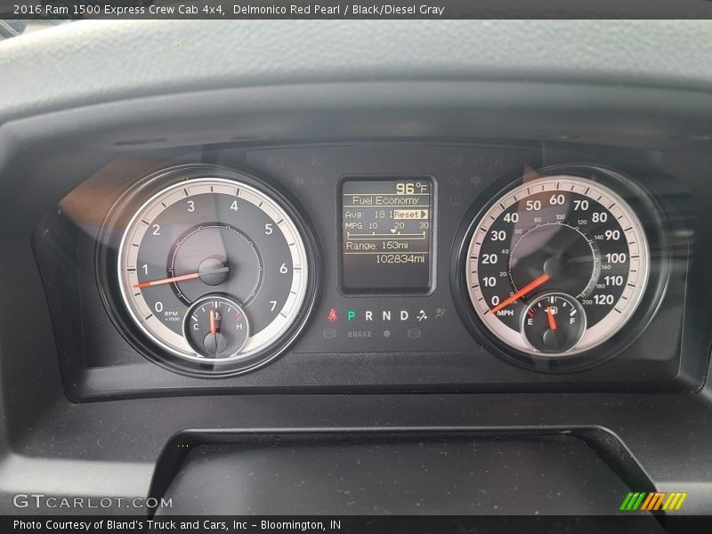  2016 1500 Express Crew Cab 4x4 Express Crew Cab 4x4 Gauges