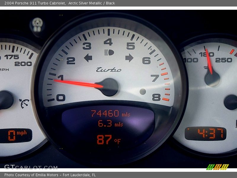  2004 911 Turbo Cabriolet Turbo Cabriolet Gauges