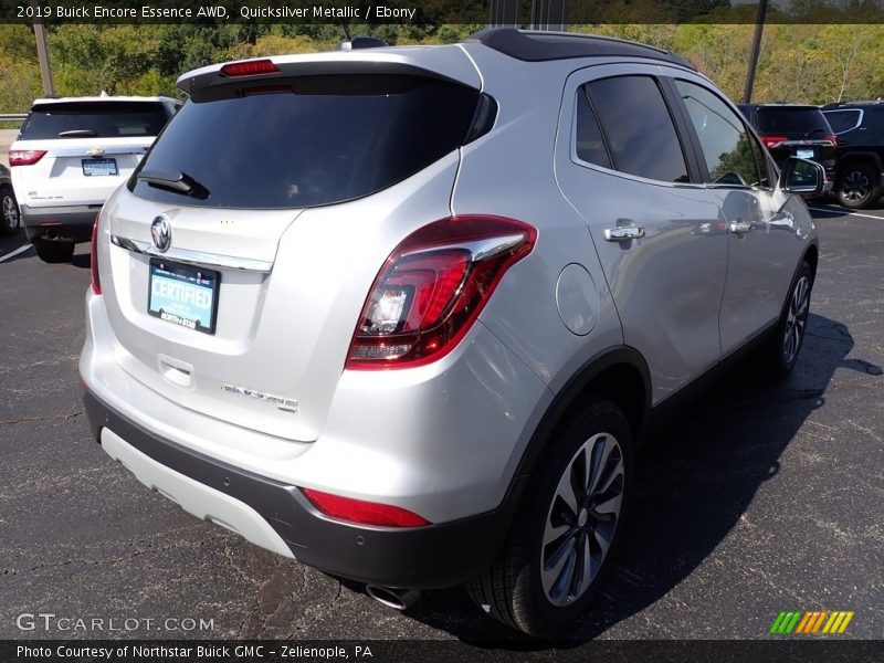 Quicksilver Metallic / Ebony 2019 Buick Encore Essence AWD