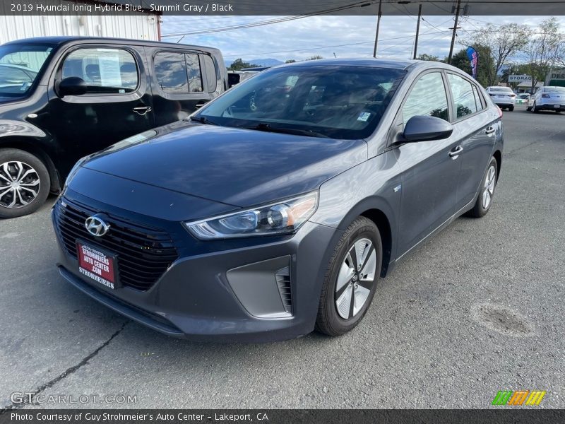 Summit Gray / Black 2019 Hyundai Ioniq Hybrid Blue