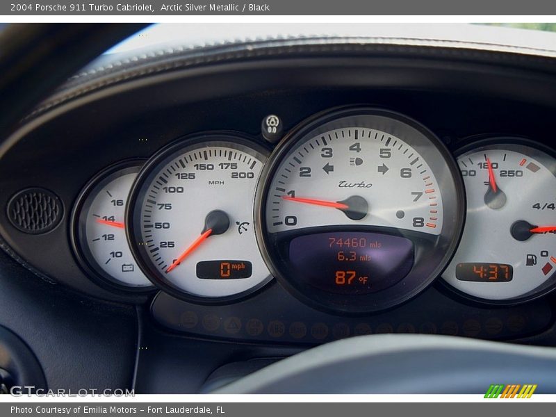  2004 911 Turbo Cabriolet Turbo Cabriolet Gauges