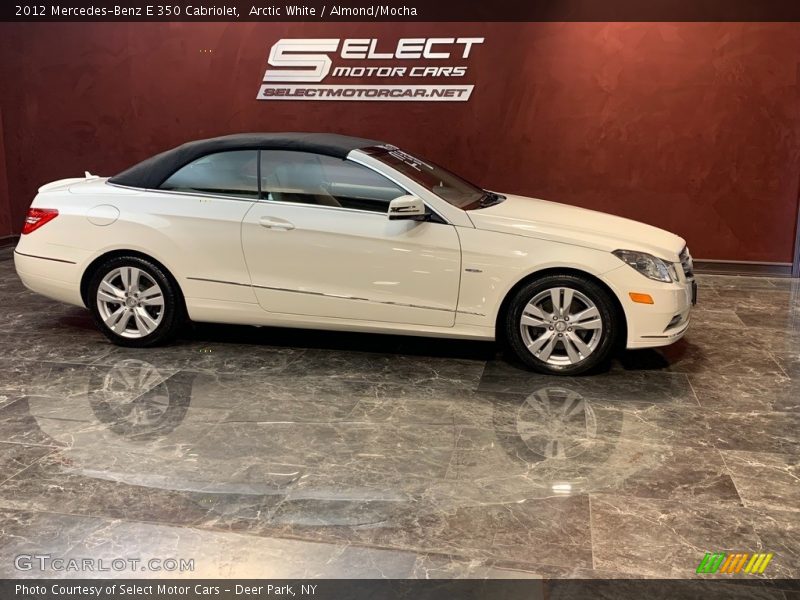 Arctic White / Almond/Mocha 2012 Mercedes-Benz E 350 Cabriolet