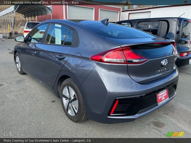 Summit Gray / Black 2019 Hyundai Ioniq Hybrid Blue