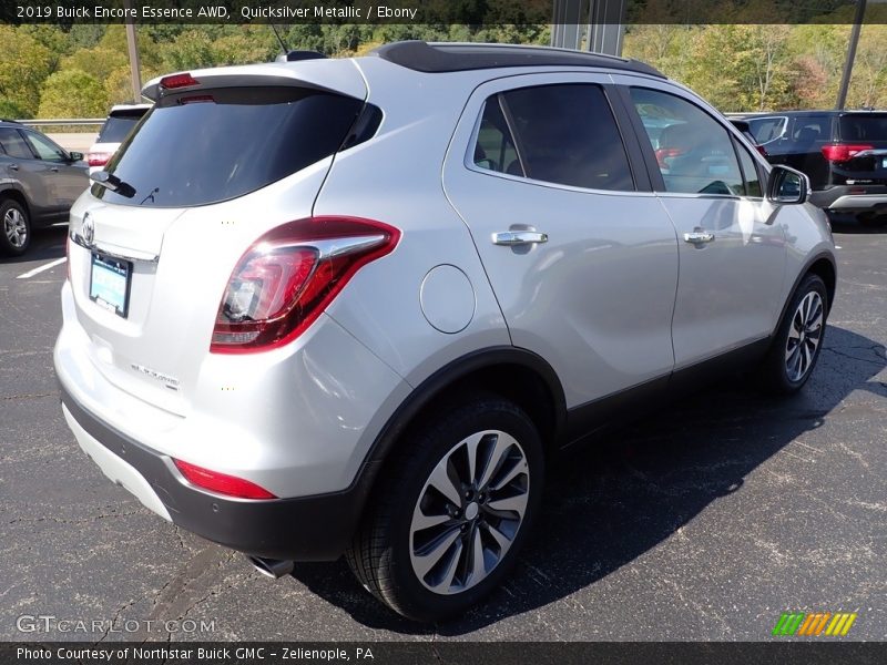 Quicksilver Metallic / Ebony 2019 Buick Encore Essence AWD