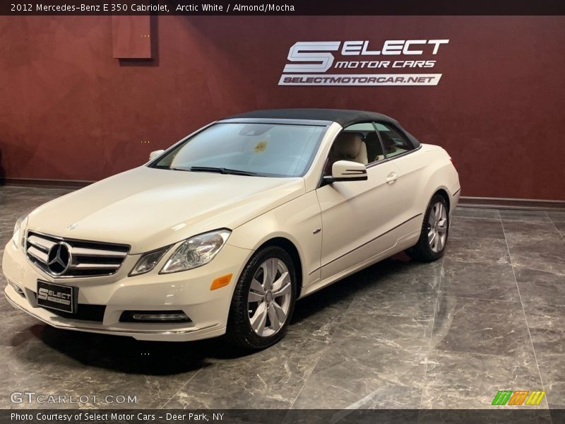 Arctic White / Almond/Mocha 2012 Mercedes-Benz E 350 Cabriolet
