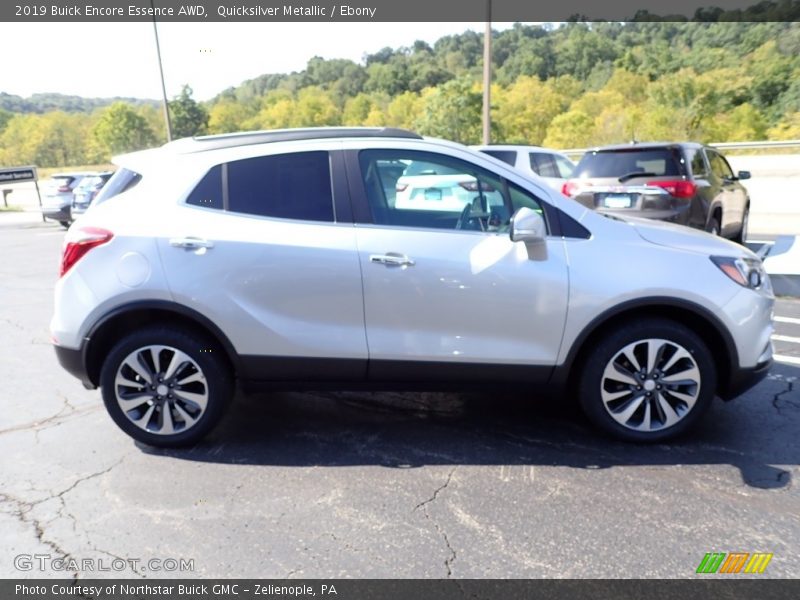 Quicksilver Metallic / Ebony 2019 Buick Encore Essence AWD