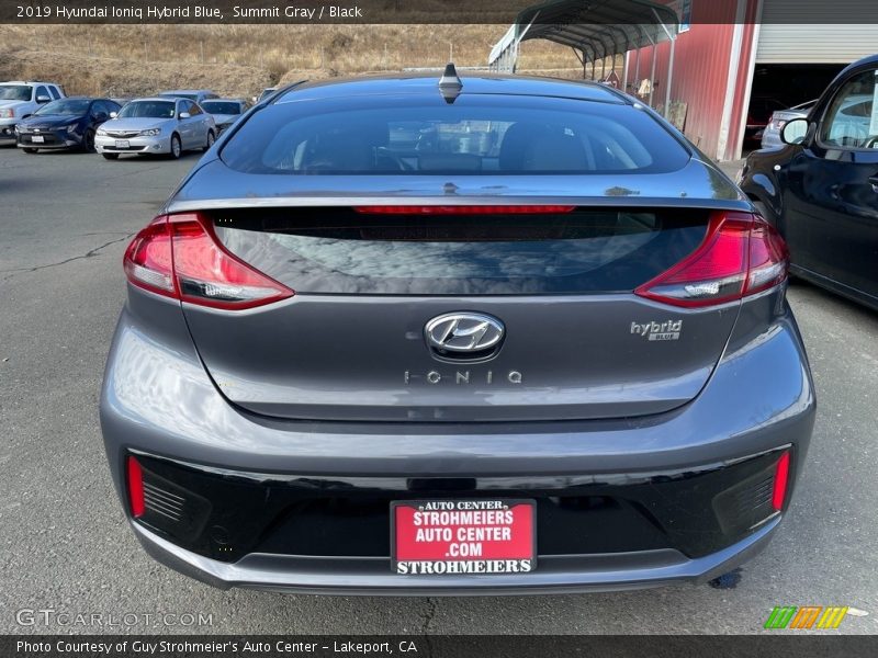 Summit Gray / Black 2019 Hyundai Ioniq Hybrid Blue