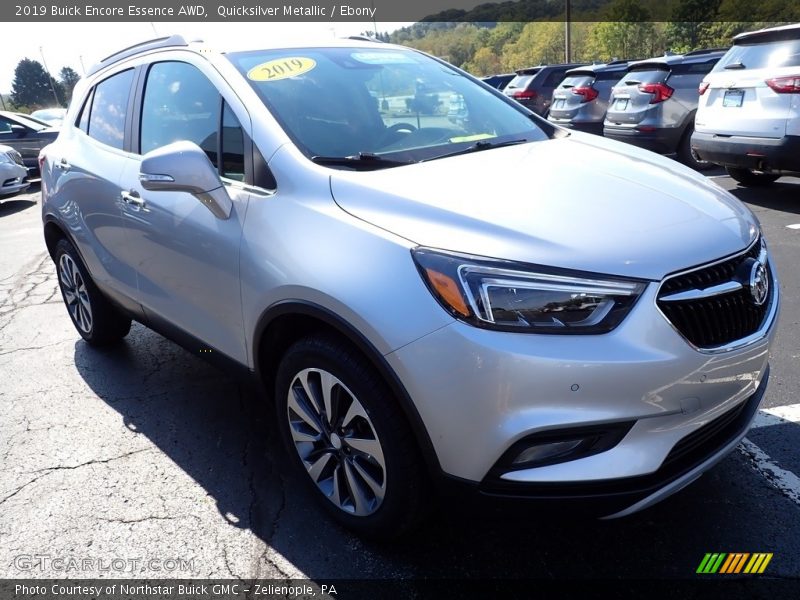 Quicksilver Metallic / Ebony 2019 Buick Encore Essence AWD