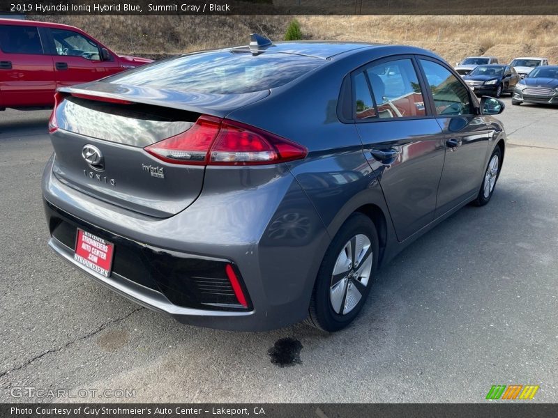 Summit Gray / Black 2019 Hyundai Ioniq Hybrid Blue