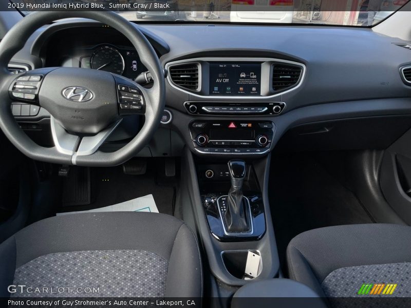 Summit Gray / Black 2019 Hyundai Ioniq Hybrid Blue