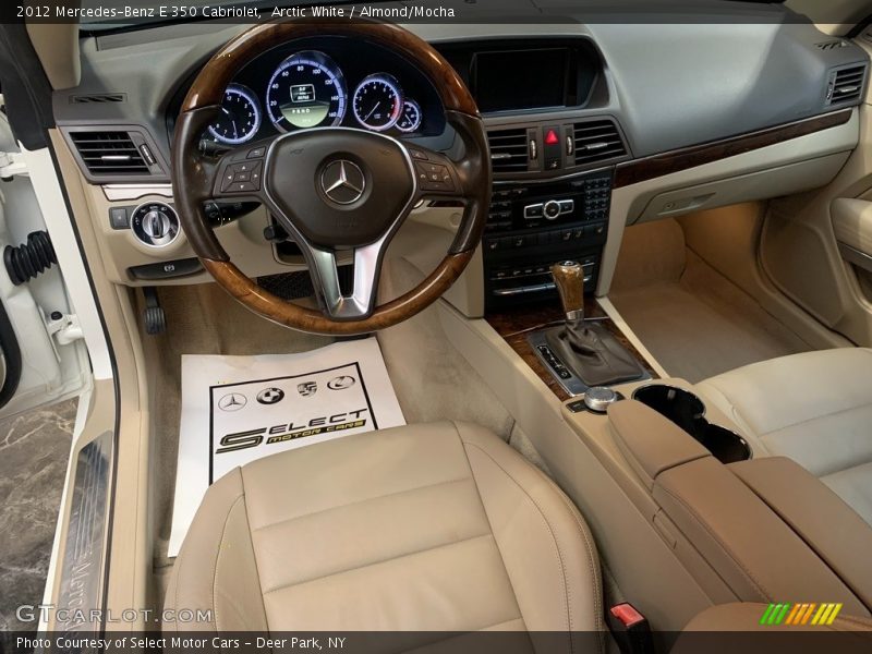 Arctic White / Almond/Mocha 2012 Mercedes-Benz E 350 Cabriolet