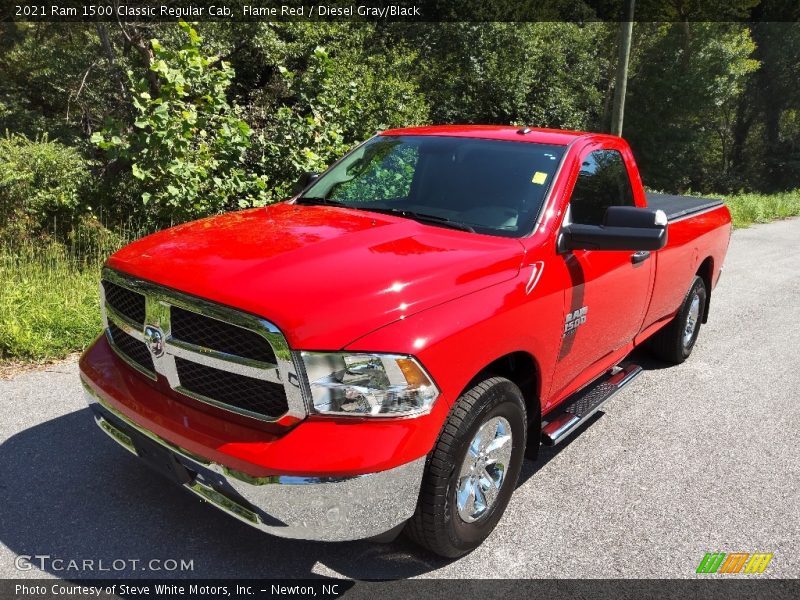 Flame Red / Diesel Gray/Black 2021 Ram 1500 Classic Regular Cab