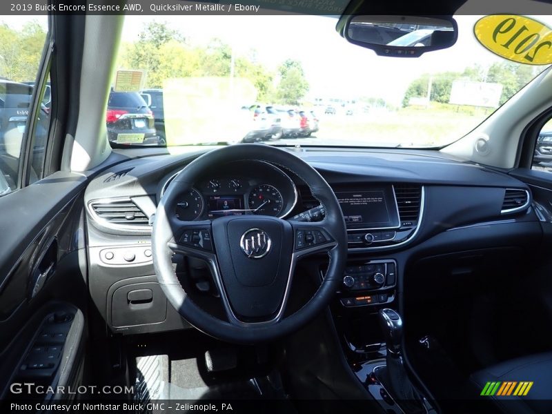 Quicksilver Metallic / Ebony 2019 Buick Encore Essence AWD