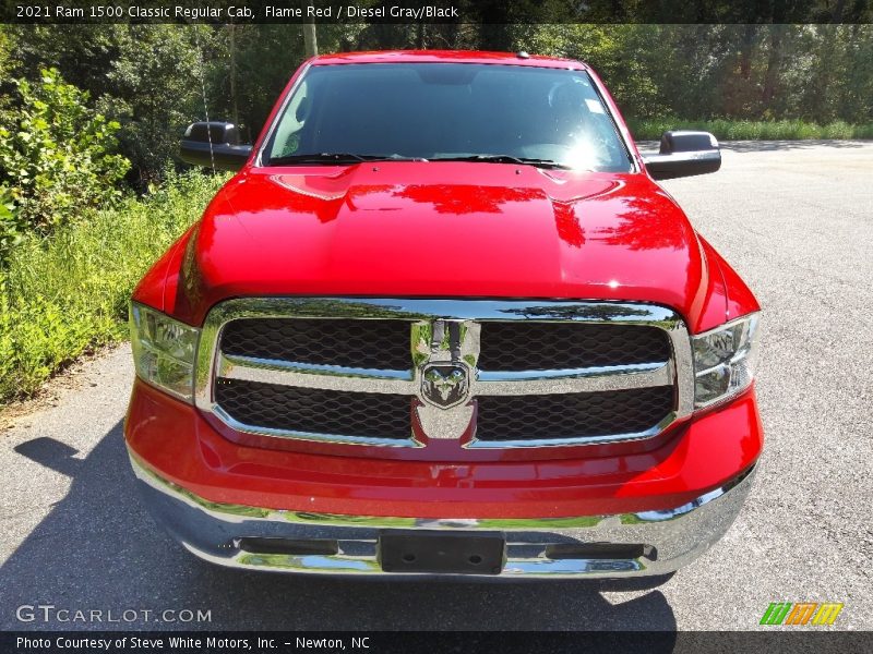 Flame Red / Diesel Gray/Black 2021 Ram 1500 Classic Regular Cab