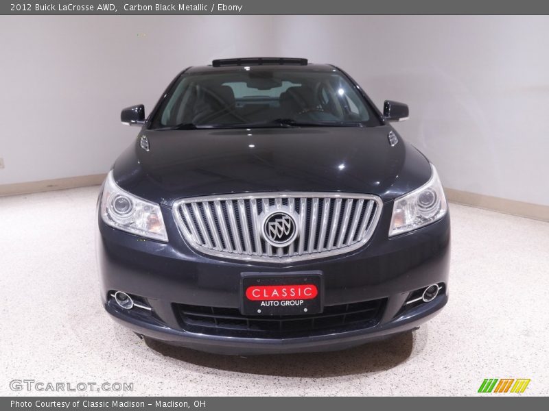 Carbon Black Metallic / Ebony 2012 Buick LaCrosse AWD