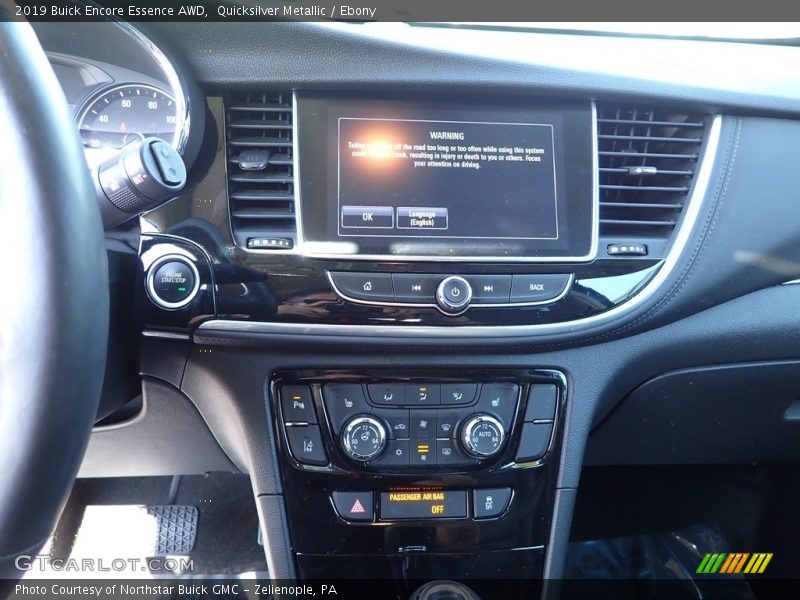 Quicksilver Metallic / Ebony 2019 Buick Encore Essence AWD