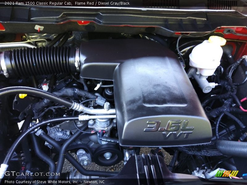 Flame Red / Diesel Gray/Black 2021 Ram 1500 Classic Regular Cab