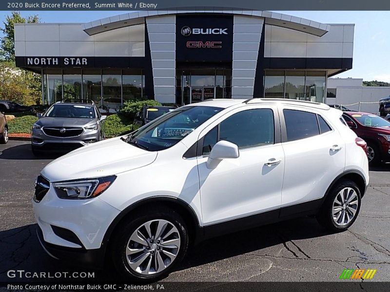 Summit White / Ebony 2020 Buick Encore Preferred